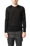 Light wool ladder stitch sweater