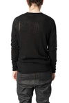 Light wool ladder stitch sweater