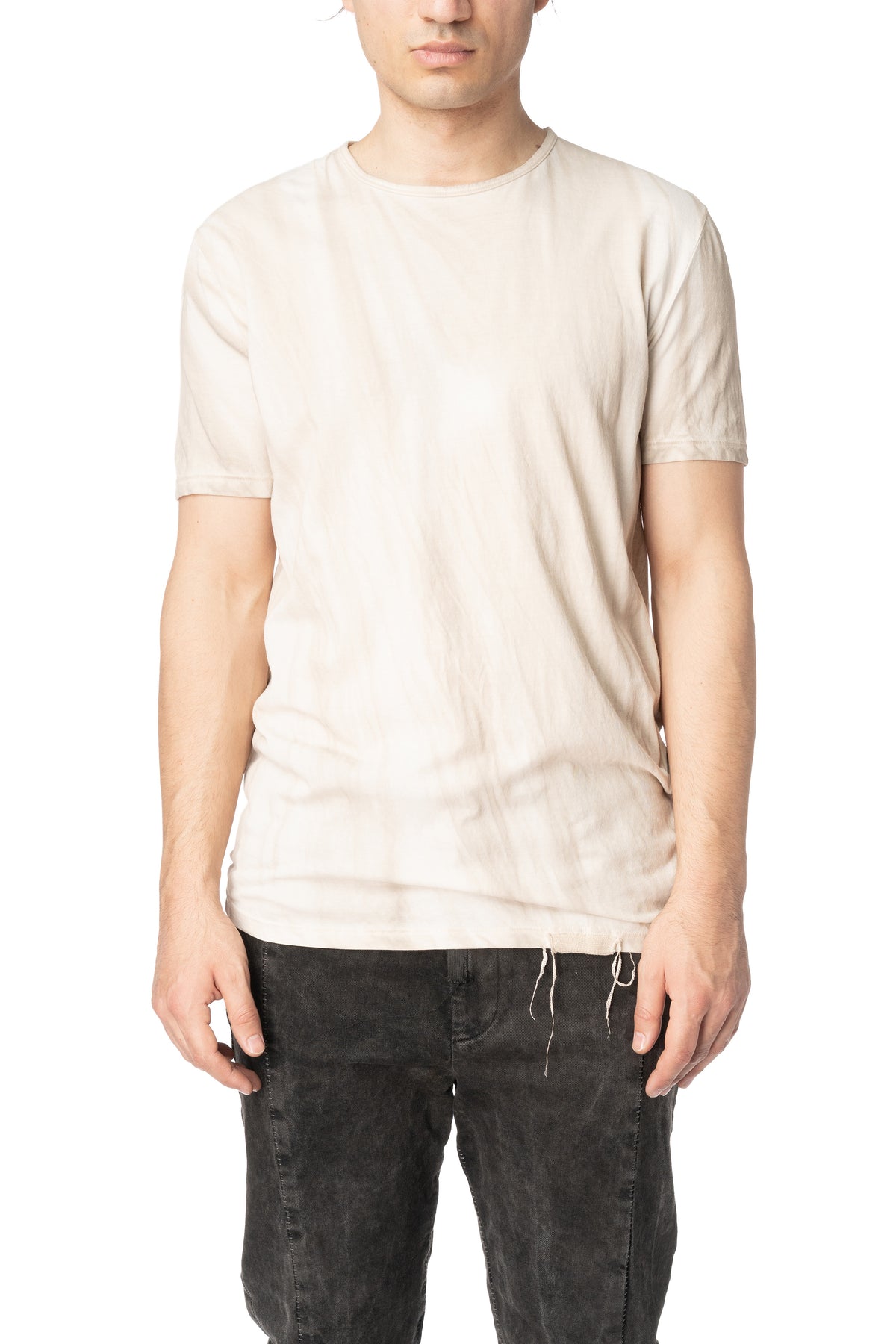 Crew neck cotton t-shirt, Perl Dissolve