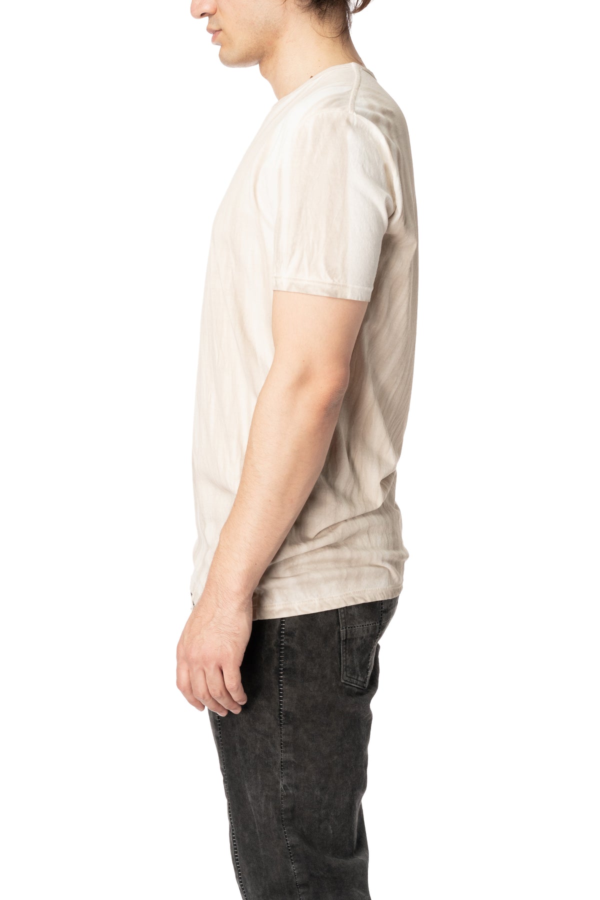 Crew neck cotton t-shirt, Perl Dissolve