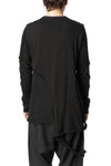 Layered asymmetric long sleeve tee