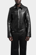 Security leather jacket