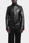 Security leather jacket