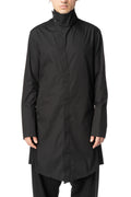 High collar longline shirt