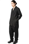 Asymmetric wrap shirt