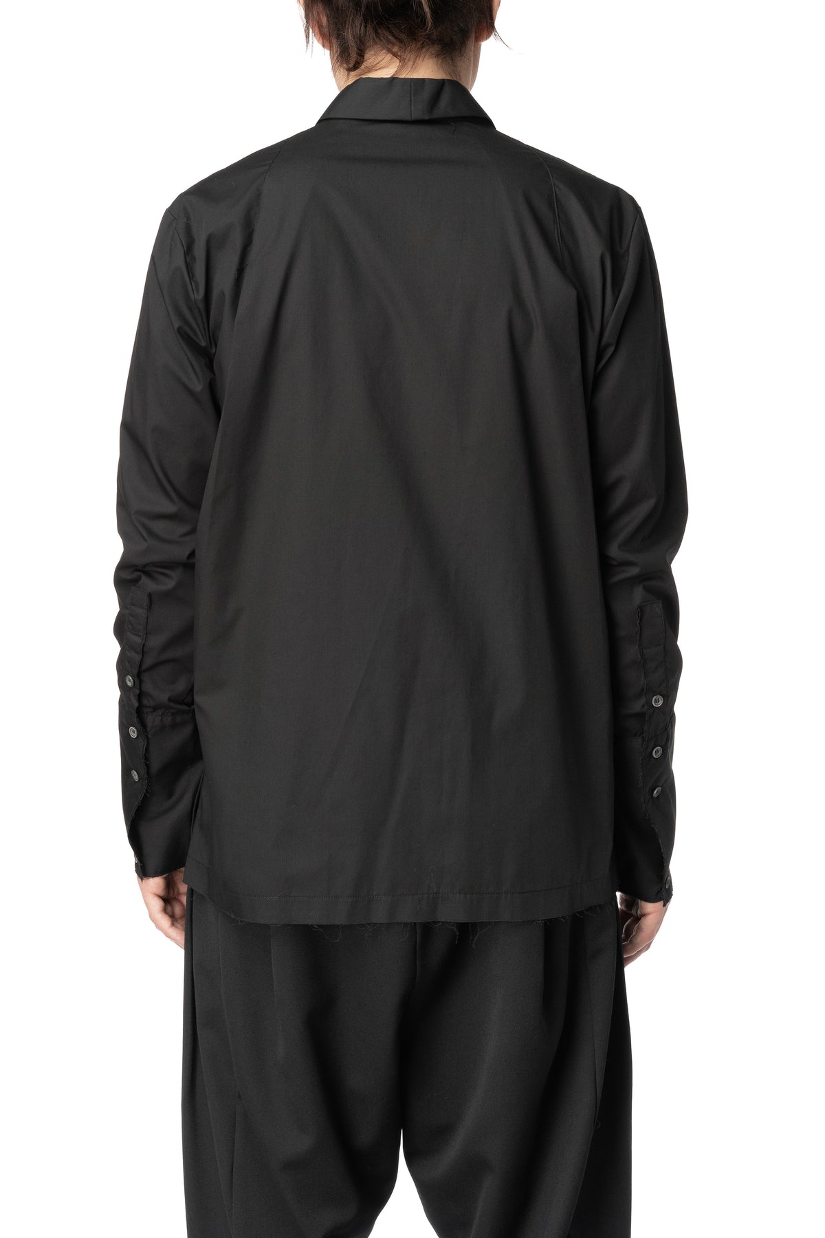 Asymmetric wrap shirt