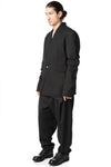Wool blend kimono jacket