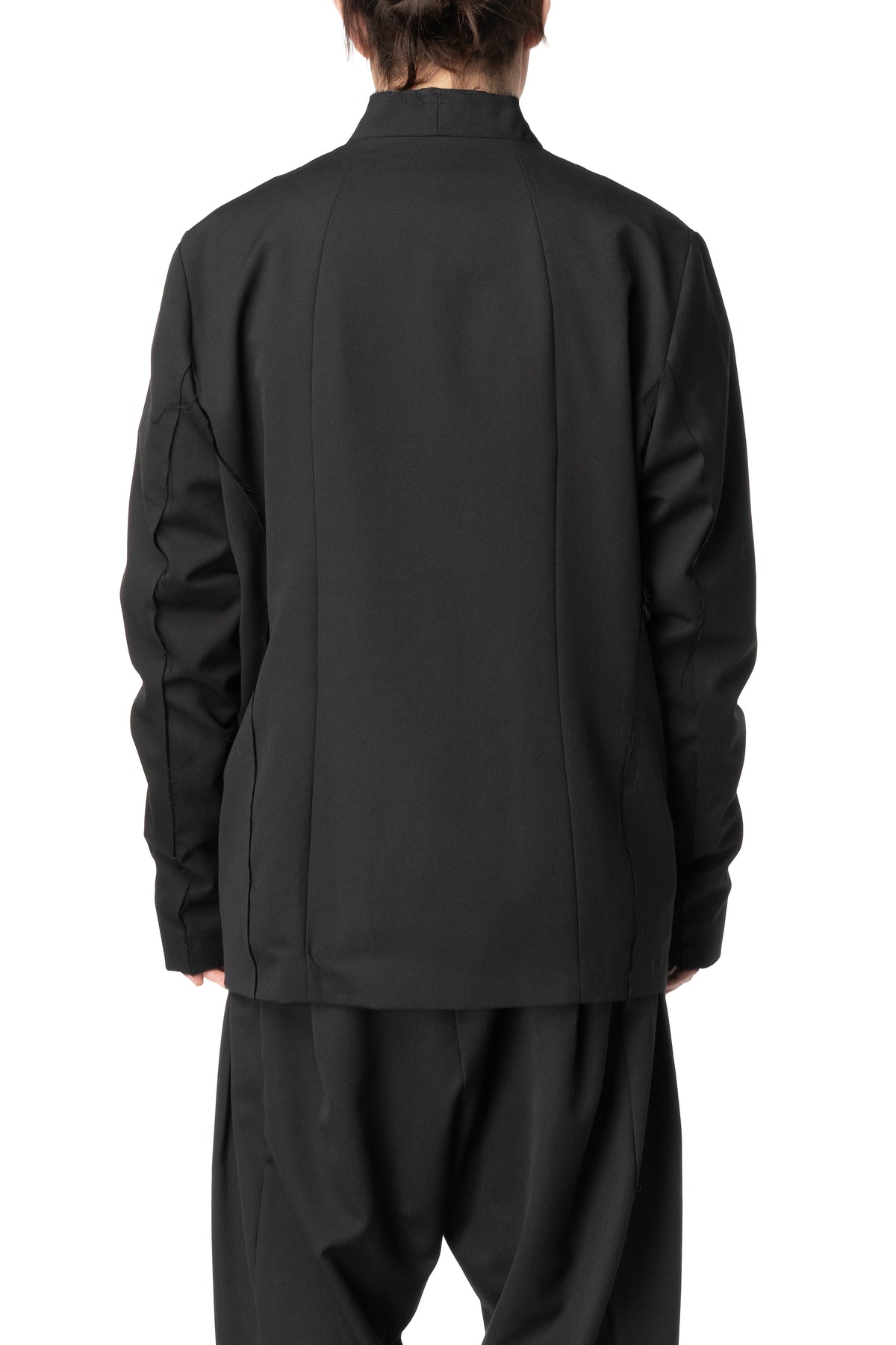 Wool blend kimono jacket