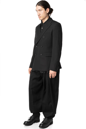 Double breasted wool blazer