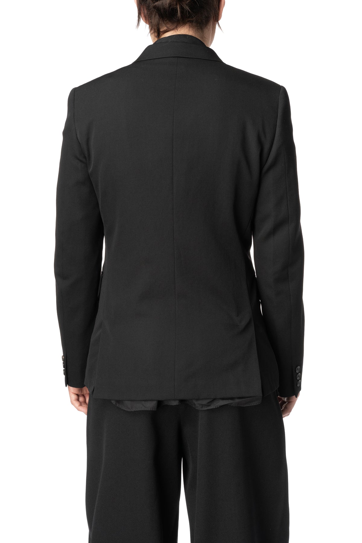 Double breasted wool blazer