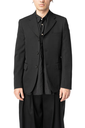 Woven wool jacket