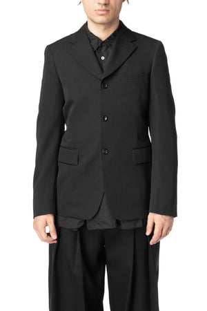 Woven wool jacket