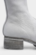 Front zip high top boots | PL2WZ, Light Grey (Double sole)