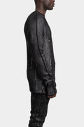MD75 | AW25 - Spray-dyed ribbed knit sweater, MD12110