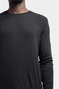 Viscose/silk long sleeve t-shirt
