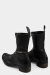 Atadep Itterom | Diagonal zip wild horse leather boots