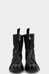 Atadep Itterom | Diagonal zip wild horse leather boots