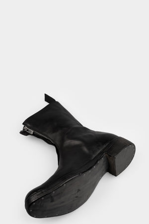 Atadep Itterom | Diagonal zip wild horse leather boots