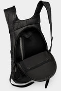 Large bonded leather backpack