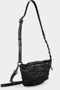 Large crossbody leather bag