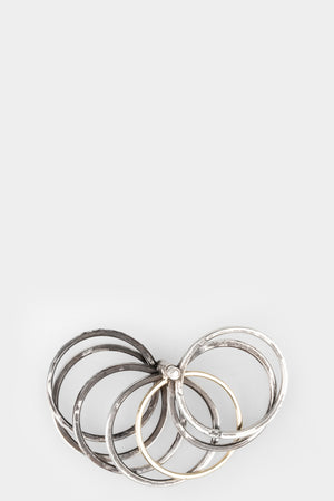 Crankshaft ring silver & gold