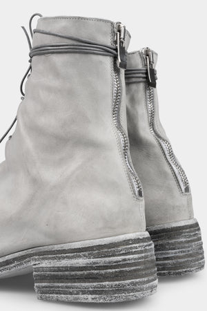 Incarnation | Laced leather boots, Dirty grey 11V-71137 L2