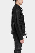Coated denim jacket