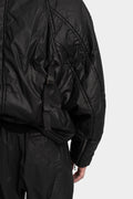 Coated bomber jacket