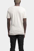 Structured cotton t-shirt, Off-white resin