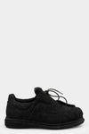 Blackmerle | AW24 - Distressed suede chukka boots, Black