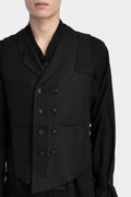 Wool blend waistcoat