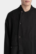 Wool blend overcoat