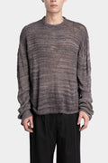 Tussah silk knit sweater