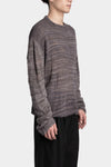 Professor. E | "Forgotten materials" Tussar silk knit sweater 25FW-PE-FM-30