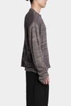 Professor. E | "Forgotten materials" Tussar silk knit sweater 25FW-PE-FM-30