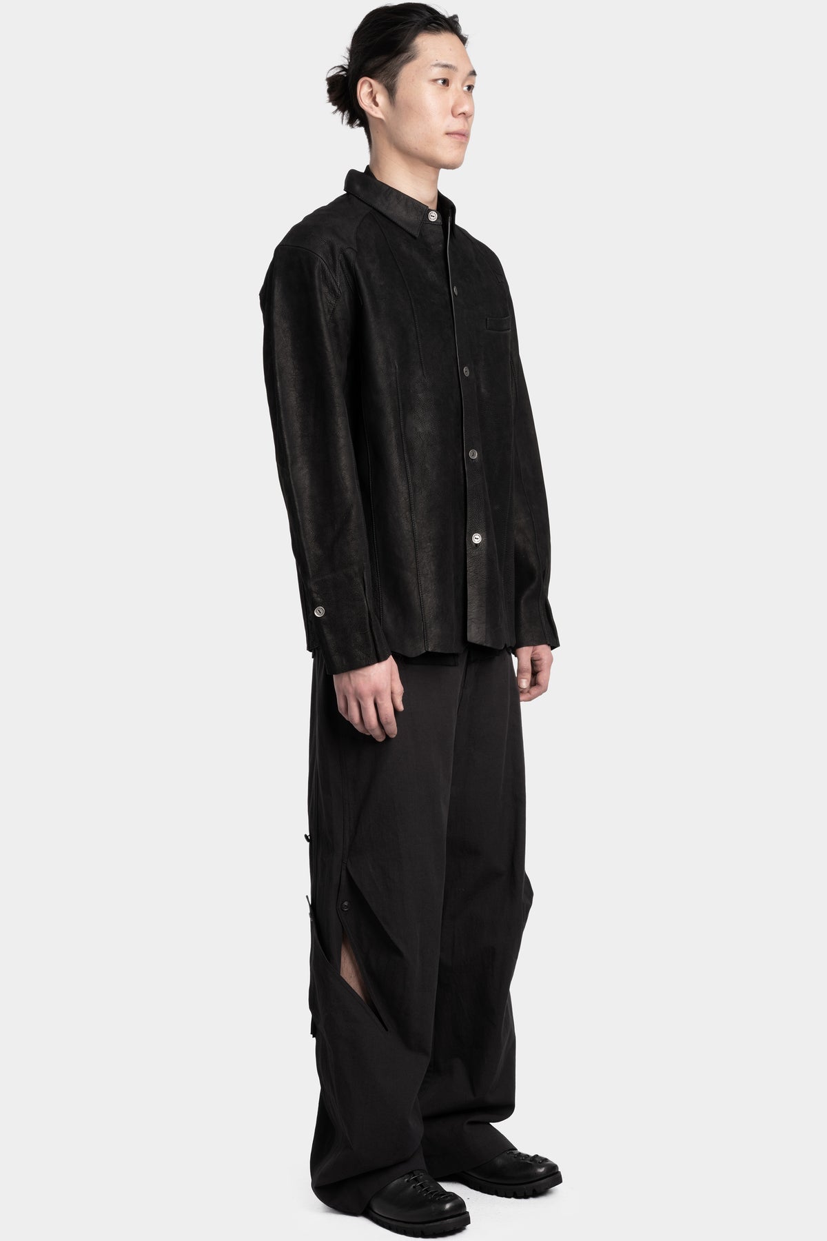 Professor. E | " Forgotten materials" Leather shirt 25FW-PE-FM-14