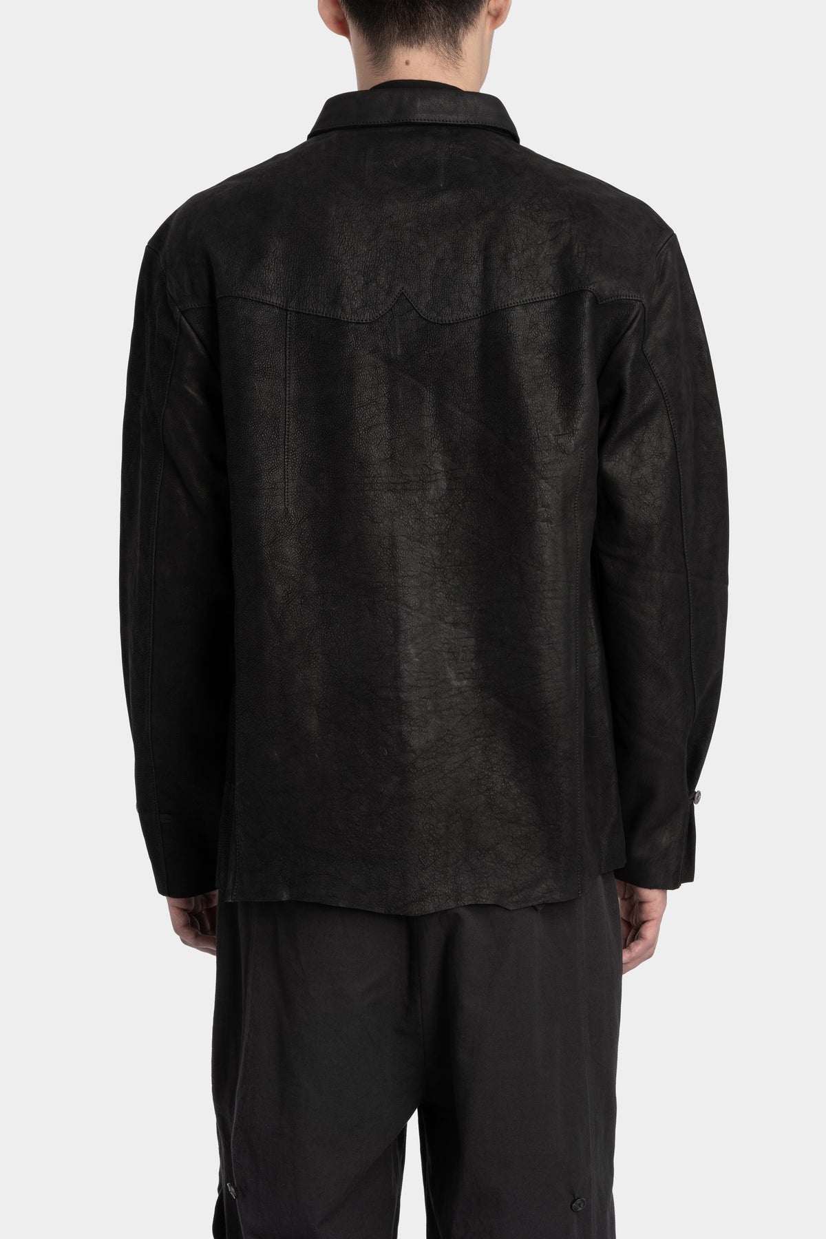 Professor. E | " Forgotten materials" Leather shirt 25FW-PE-FM-14