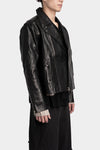 Professor. E | "Forgotten materials" Leather biker jacket 25FW-PE-FM-22 - IT