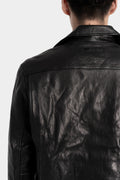 Leather biker jacket