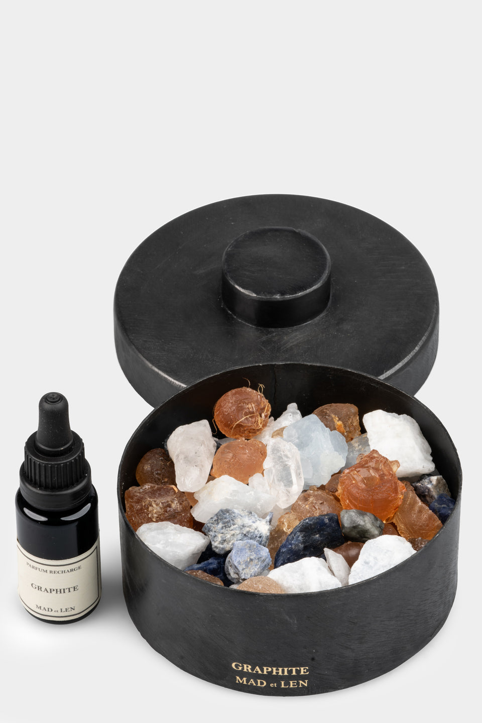 Pot Pourri Blue amber, Graphite
