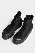 Rick Owens DRKSHDW | SS24 Lido - Double bumper sneakers, Black / Black