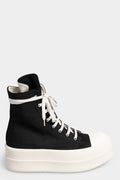 Double bumper sneakers, Black / Milk