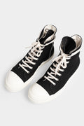Ramones eyelet sneakers, Black/Milk