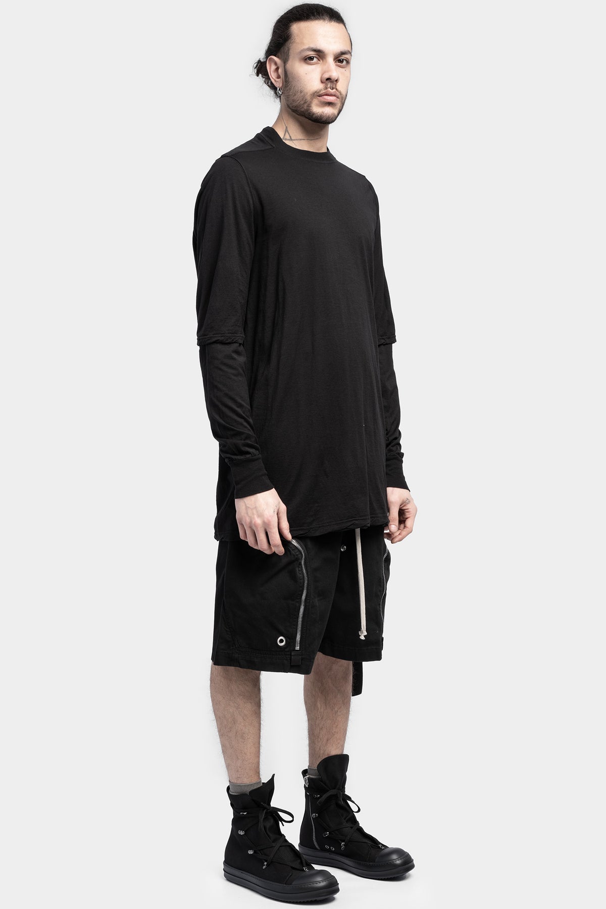 Rick Owens DRKSHDW | SS24 - Hustler sweater, Gauze Cotton Jersey
