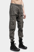 Cargo zip pocket pants, Ivy green