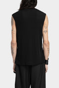 JOE CHIA | AW24 - Sleeveless wool boxy T-Shirt