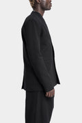 La Haine Inside Us | AW24 - Lapel-less collar wool blend jacket