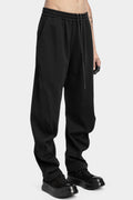 J-cut fleece piped sweatpants