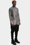 Frayed hem shirt, Ash Grey