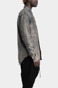 Frayed hem shirt, Ash Grey